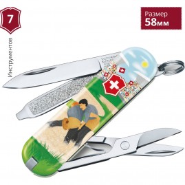 Нож VICTORINOX SWISS WRESTLING 0.6223.L2009 Нож VICTORINOX SWISS WRESTLING 0.6223.L2009